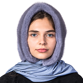 Жіноча хутряна норкова хустка Павук