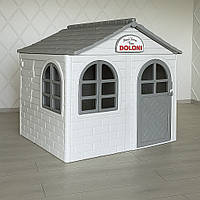 Будиночок для дітей Doloni середній, біло-сірий