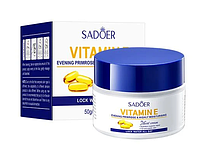 Крем для обличча з вітаміном Е та примулою SADOER Evening Primrose Vitamin E, 50 грам