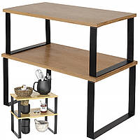 Універсальний комплект кухонних поличок на стільницю Ruhhy 2 шт 33.5 x 19.5 x 16.5 см (25661)