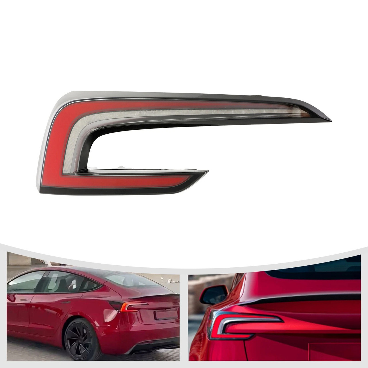 Ліхтар задній в крило лівий Tesla Model 3 Highland 2024 - (1691498-00-F), фото 1
