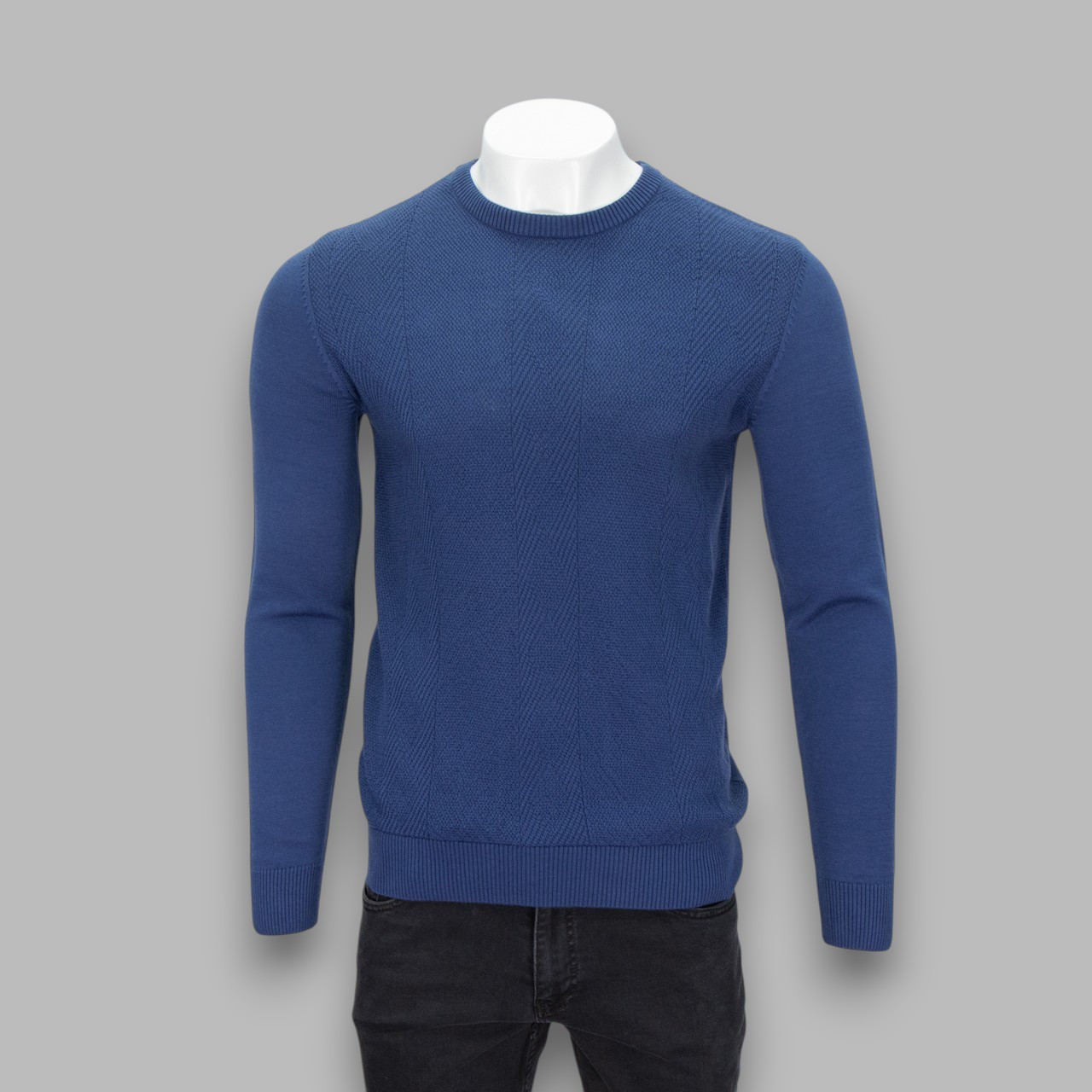 Реглан чоловічий Tony Montana T1306 A.INDIGO 50% бавовна  50% акрил M(Р), фото 1