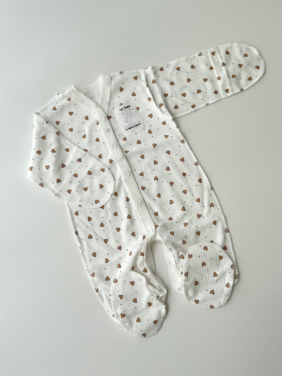 Спальник в тканині інтерлок, ручки закриті 56р, фото 1