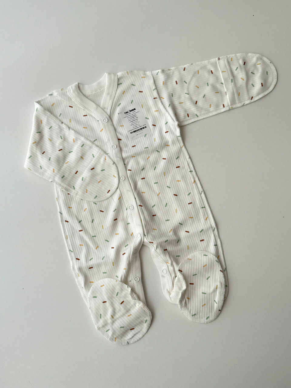 Спальник в тканині інтерлок, ручки закриті 56р, фото 1