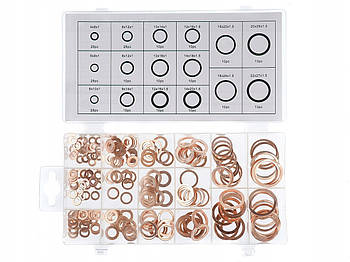 Набір мідних шайб 220шт S10548