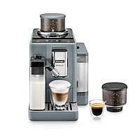 Кавомашина De Longhi Rivelia EXAM440.55.G, автоматична, 16 напоїв, LatteCrema, дисплей, 2 контейнери для зерен