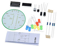 Набір для паяння CD4017 світлодіодний радіо конструктор з голосовим керуванням
