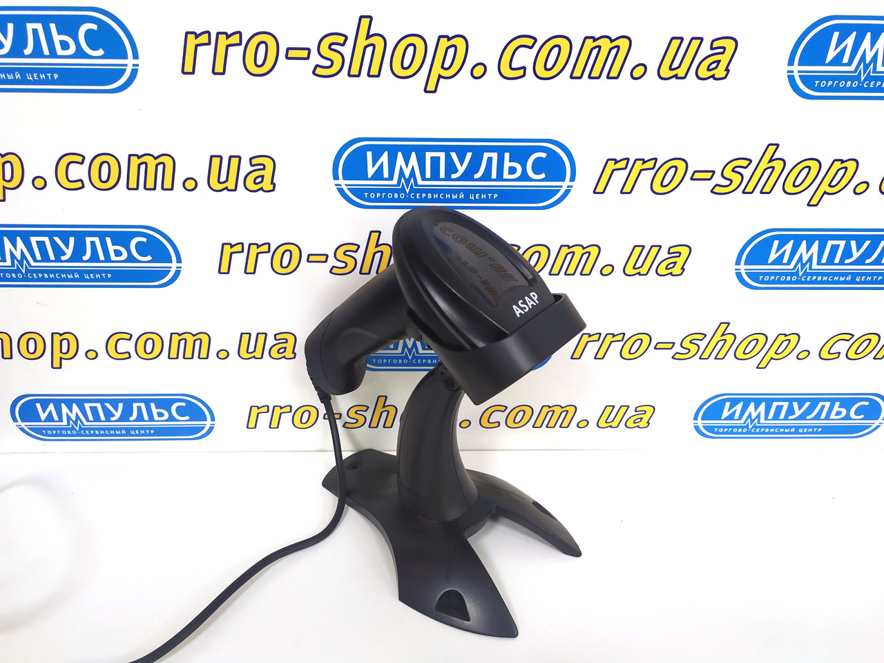 2D сканер штрих кодів ASAP POS E23U (USB, з підставкою), фото 1