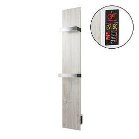 Керамічна рушникосушарка Flyme 420ТW (2R) з двома ручками (колір біле дерево)