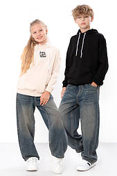 Джинсы серые подростковые  модные