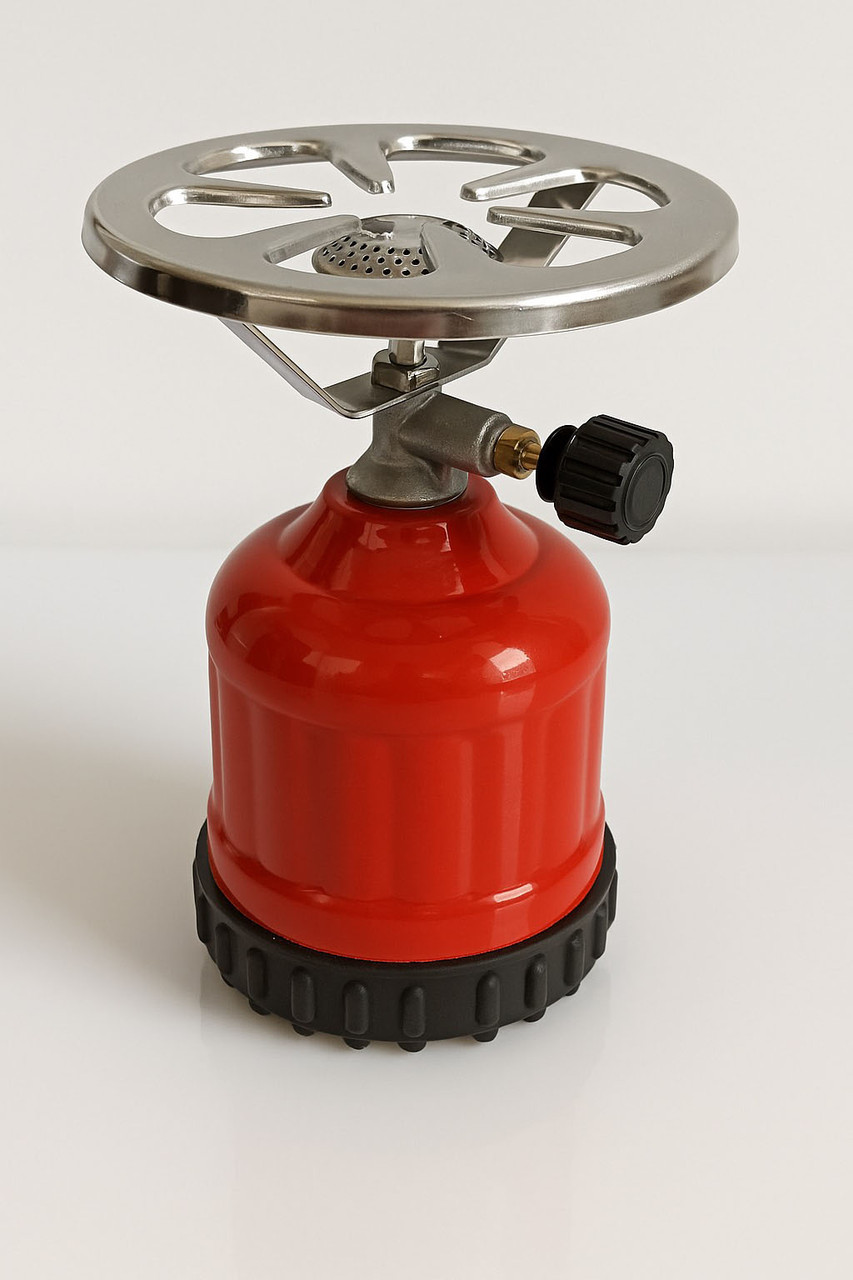 Газовий примус NURAGAZ для картриджів 190 г – туристичний пальник для приготування їжі та кип’ятіння води, фото 1