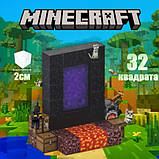 Майнкрафт конструктор магнітний Minecraft Magnetic Cube «Врата в пекло» 32 шт, фото 3