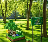 Майнкрафт конструктор магнітний Minecraft Magnetic Cube «Маленький ліс» 48 шт, фото 7