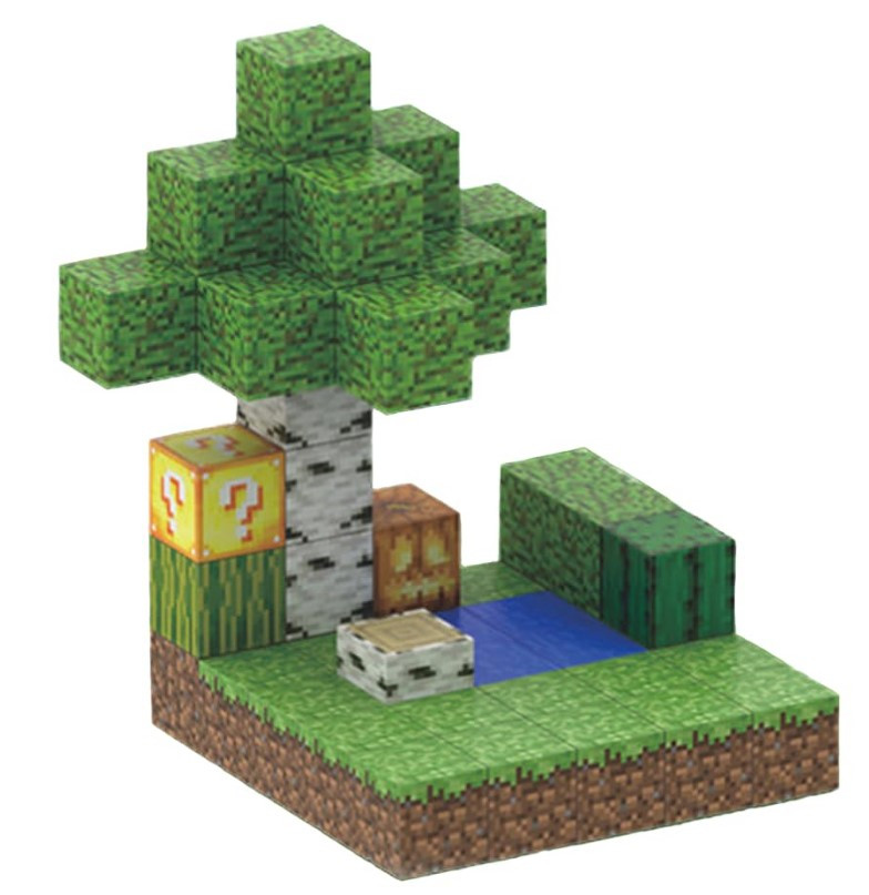 Майнкрафт конструктор магнітний Minecraft Magnetic Cube «Маленький ліс» 48 шт, фото 1