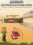Майнкрафт конструктор магнітний Minecraft Magnetic Cube «Орбітальна станція» 100 шт, фото 5