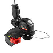 Тример акумуляторний 20 В, 7500 об/хв, діаметр обертання волосіні 300 мм, котушка, без ЗП та АКБ, STORM, фото 9