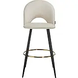 Набір із 2 барних стільців Sachel кремовий/чорний, фото 8