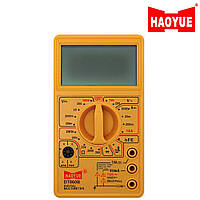 Цифровий мультиметр HAOYUE DT860B/700B Yellow, з щупами