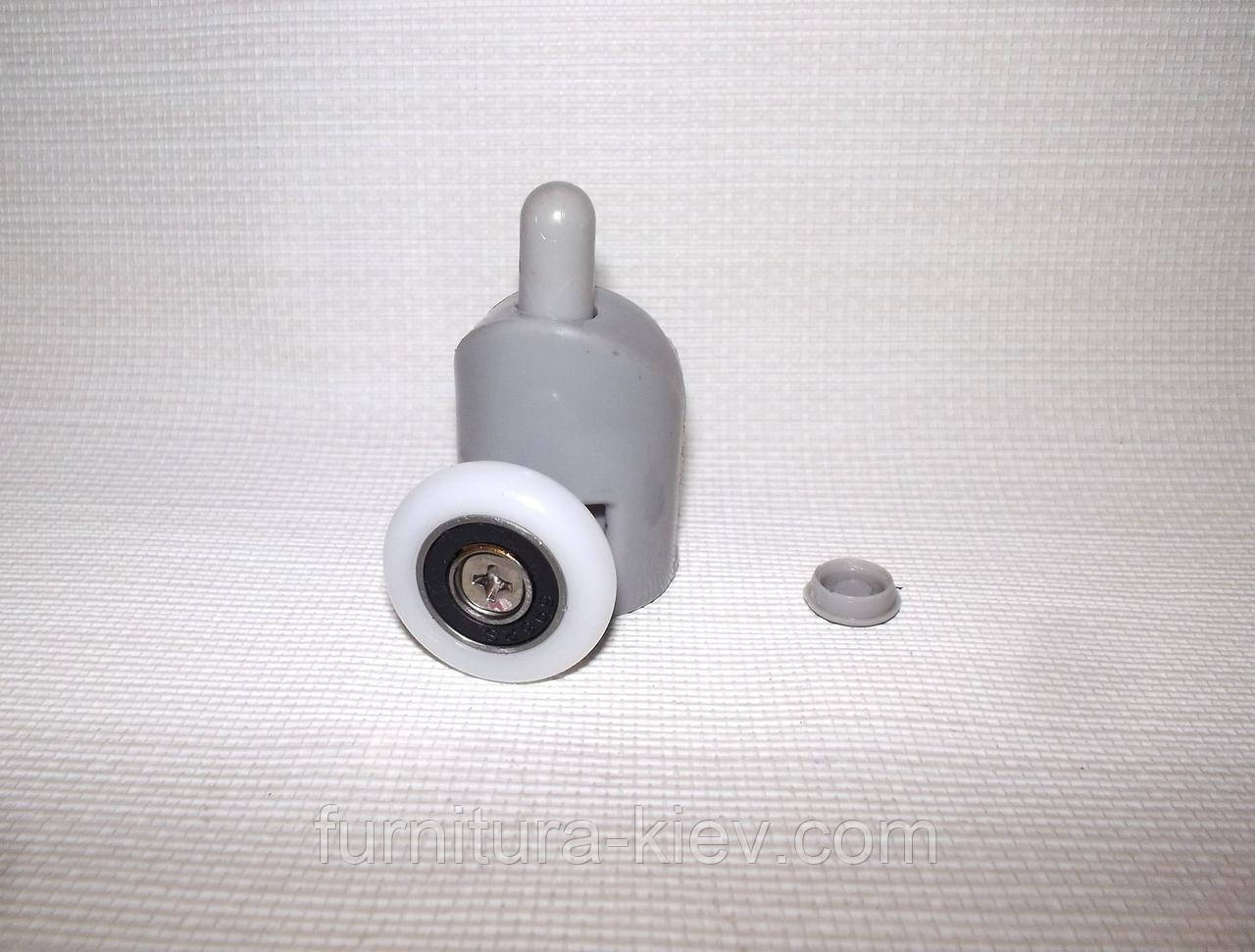 Ролик нижній кнопка для душ кабіни 23 мм, фото 1