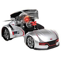 Машинка-трансформер стреляющая RIAS Velocity Demon на радиоуправлении Grey