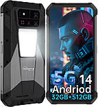 Смартфон Unihertz 8849 Shark 3 16/512GB Black, фото 2