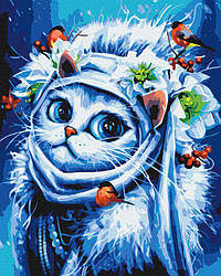 Картина за номерами BrushMe Зимова Киця © Маріанна Пащук (BSM-B54214) 40 х 50 см