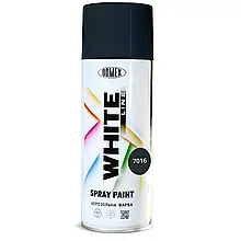 Аерозоль акриловий Domex White Line темно-сіра 400 мл RAL7016, фото 1