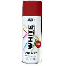 Аерозоль акриловий Domex White Line червона 400 мл RAL3002, фото 1