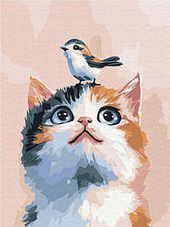 Картина за номерами BrushMe Маленькі друзі (KBS0196) 30 х 40 см