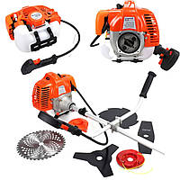 Коса бензиновая Husqvarna 557R (4.2 кВт / 5,7 л. с. 52 см3) cадовый триммер для травы и кустов