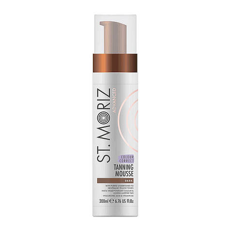 Автобронзант-мус для темної шкіри St.Moriz Advanced Colour Correcting Mousse Dark, 200 мл (5060427357373), фото 1