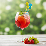 Склопластикова одноразова мішалка для коктейлів "Контрабас" довжина 19 см Юніта 100 шт/уп., фото 2