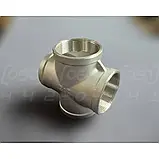 Хрестовина муфтова нержавіюча Ду50 (2") сталь AISI304, внутрішня різьба BSPP, Class 150, 90°, фото 9