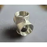 Хрестовина муфтова нержавіюча Ду50 (2") сталь AISI304, внутрішня різьба BSPP, Class 150, 90°, фото 10