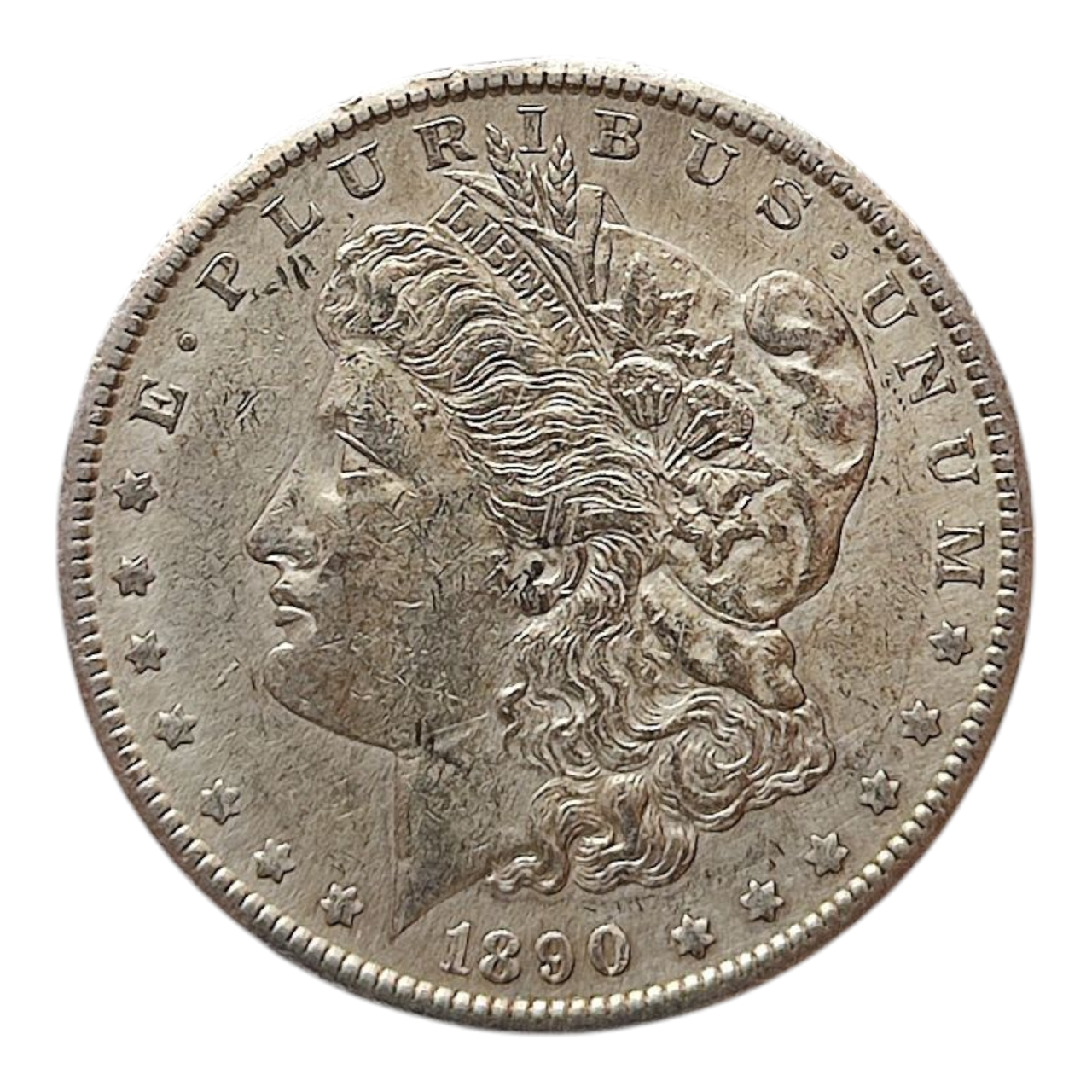 США 1 долар, 1890  Мітка монетного двору: "S" - Сан-Франциско ОРИГІНАЛ, фото 1