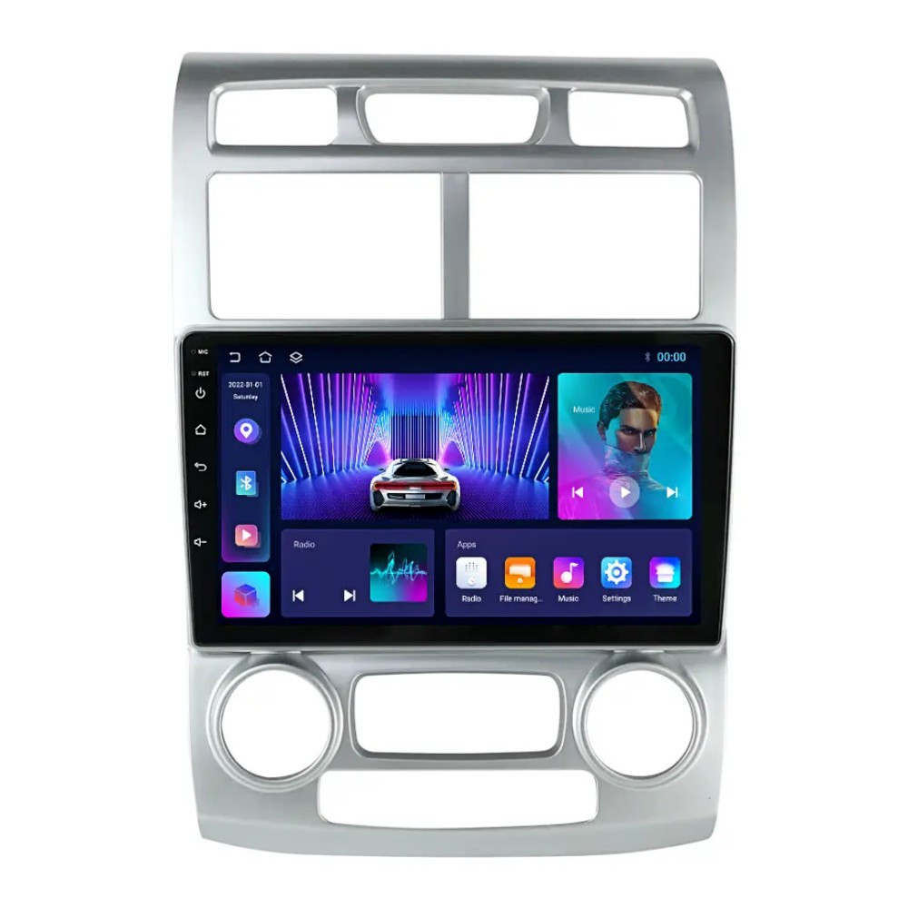 Штатна магнітола андроїд KIA SPORTAGE 2004-10 9" Автомагнітола 2дин 2/32, штатний головний пристрій кіа, фото 1