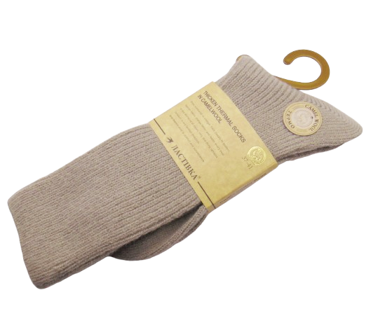 Високі шкарпетки кашемір термо дрібний рубчик 37-41 сірі Ластівка 10728, фото 1