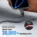 Кабель Acer 240 Вт USB-C 3 м, PD швидка зарядка для ноутбуків, iPhone 15/16, MacBook, iPad, фото 3