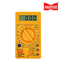 Цифровий мультиметр HAOYUE DT830B Yellow, 9V, з щупами