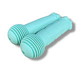 Гріпси дитячі для велосипеда, самоката, біговела Skooter бірюзовий пара, фото 2