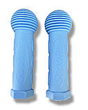 Гріпси дитячі для велосипеда, самоката, біговела Skooter небесно-блакитний пара, фото 3