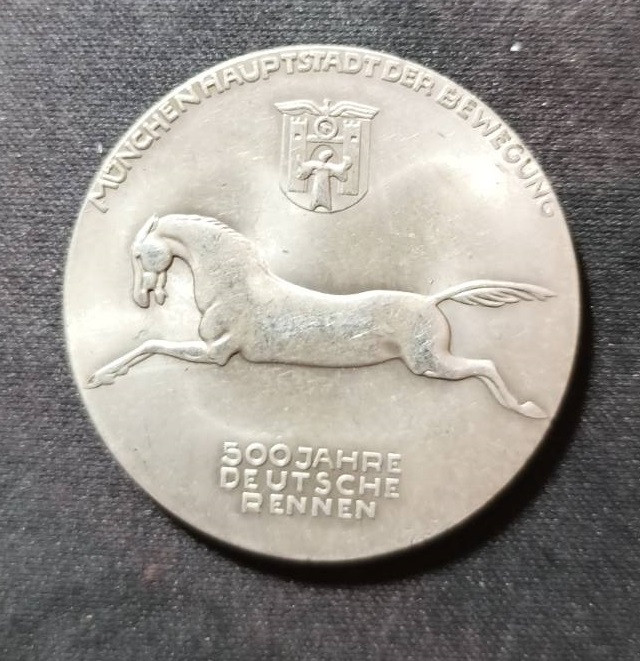 Монета Німецька імперія медаль жетон 500 років німецьких стрибків., фото 1