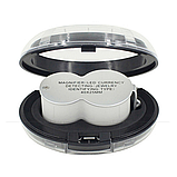 Лупа ювелірна NO.9888 з підсвіткою+ UV, 40-кратне збільшення, діаметр-25 мм, фото 5