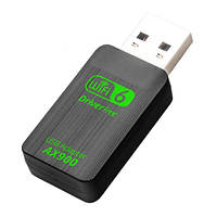 USB Wi-Fi мережевий адаптер 900Мб, 802.11ax, BT5.4, BT+AX900