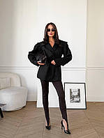 Жіночий класичний піджак у стилі оверсайз