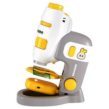 Мікроскоп (підсвітка, тримач для телефона, 4 дослідницькі скла, підставка, ремінець) 1026-53