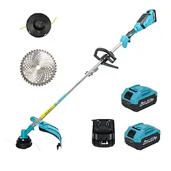 Акумуляторна коса, триммер газонний Grand АТГ-20 2в1 BRUSHLESS (2 АКБ 20/4, ЗП) ®
