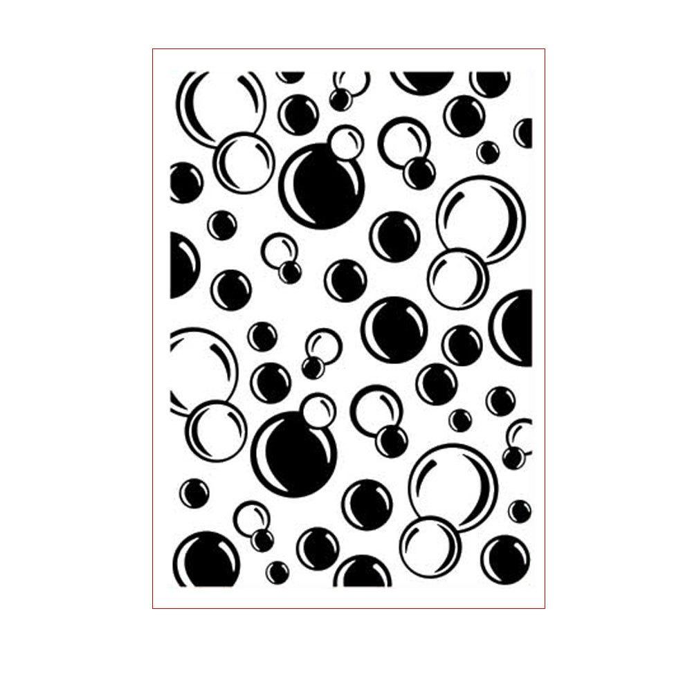 Папка для тиснення паперу картону "Бульбашки" PDT019, фото 1