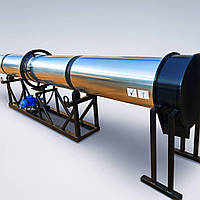 Сушильный барабан 500*3000 мм для опилок, песка, щепы,тырсы