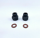 Комплект діелектричних муфт 1/2" з прокладками BS KVANT, фото 2